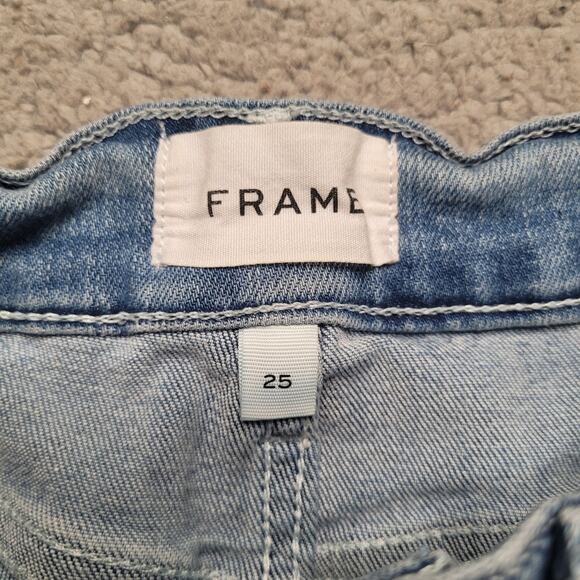 Frame Le Palazzo Flare & Wide Leg Crop Jeans - Picture 5 of 10